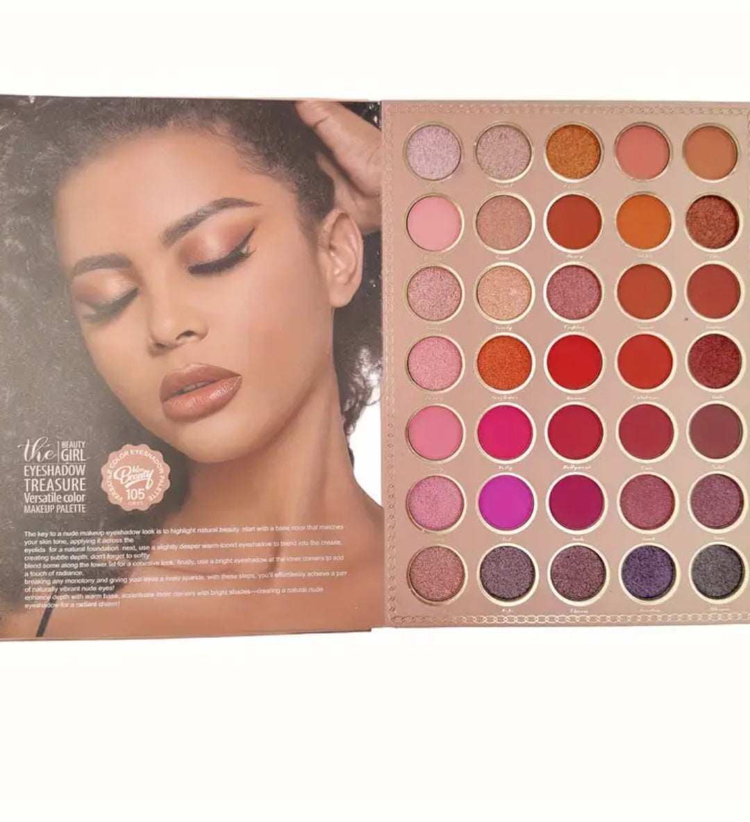 The Ultimate 105-Color Eyeshadow Palette Book: A Variety of Colors for Every Look